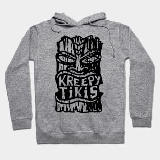 Kreepy Tikis logo black Hoodie